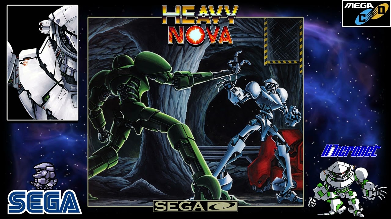 Heavy Nova -07- Stage 1-1 Boss (SEGA CD)💿- OST
