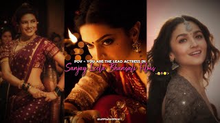 POV : You Are The Lead Actress in Sanjay Leela Bhansali Films 🫠🌷🌕✨ [ TIMESTAMPS] #lofiplaylist 