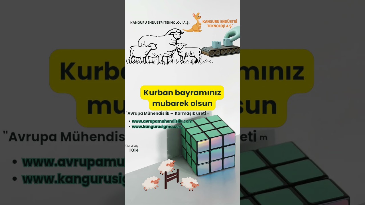 Kanguru Endüstri Teknoloji A.Ş. kurban bayrami kutlaması #konveyer #kurbanbayramı #kurban