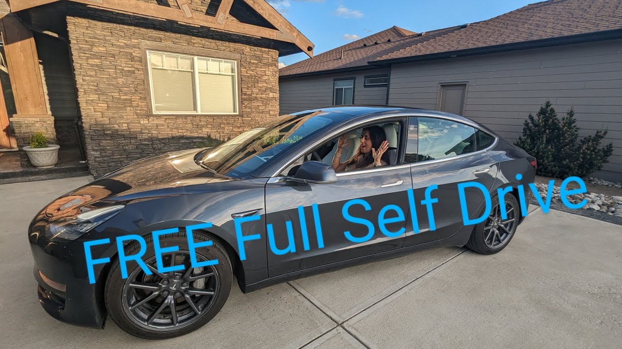 FREE FULL SELF DRIVE offer from Tesla!! - YouTube