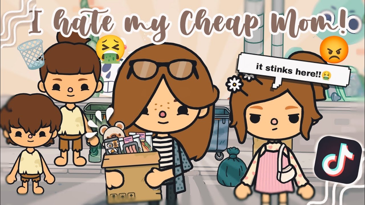 I hate my Cheap mom!😡//*trouble brat*//*with voice*🎙️//tocaboca tiktok roleplay