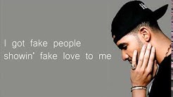 Drake -  Fake Love Lyrics (Official)