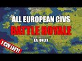 European Battle Royale! (Civilization 6 New Frontier Pass AI Only)