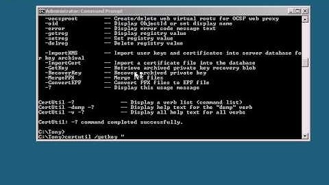 6426B_Module 3_LAB Execise 5-2_Managing Key Archival and Recovery.avi