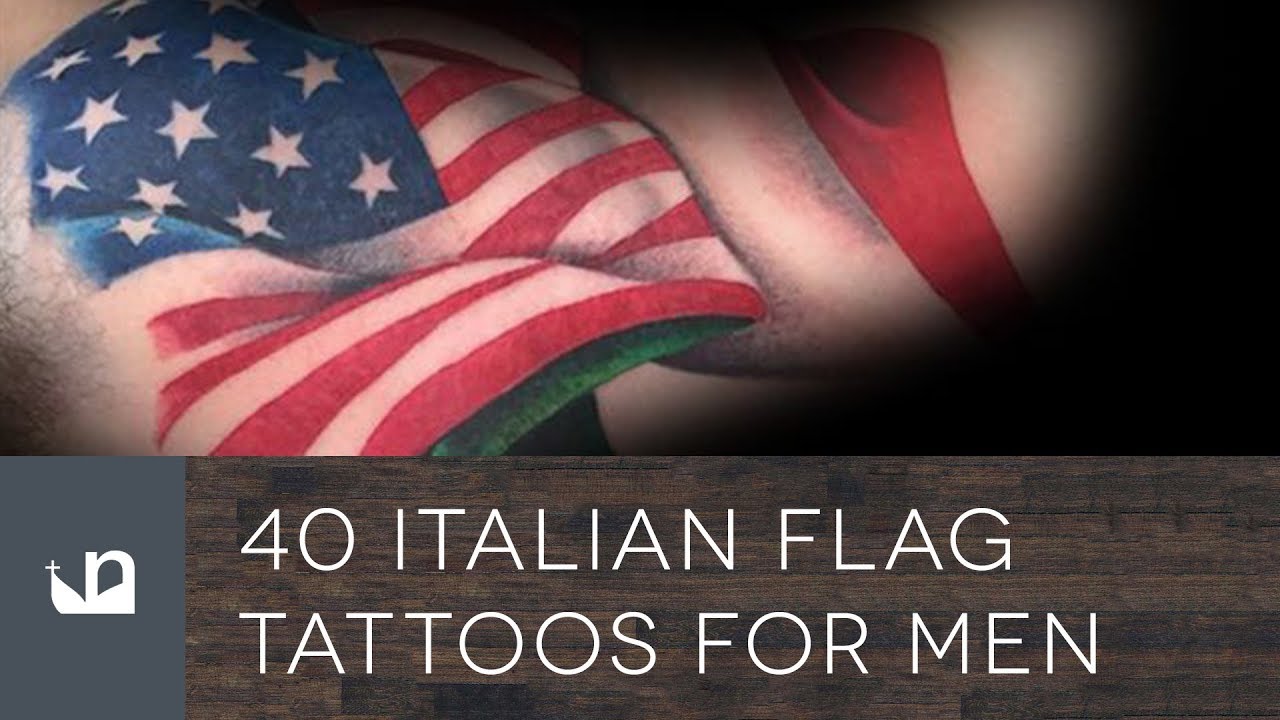 40 Italian Flag Tattoo Ideas For Men  Italy Designs  Flag tattoo American  flag tattoo Italian tattoos