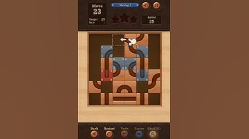 Roll the Ball slide puzzle Moving J Pack Level 29 Solution