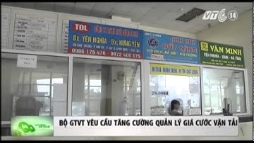 VTC14_Bộ GTVT yêu cầu tăng cường quản lý giá cước vận tải