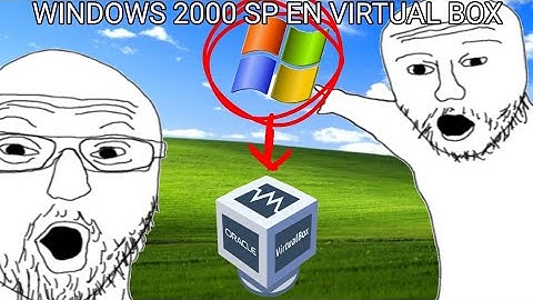 ¿como instalar windows 2000  en virtual box?