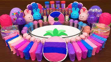 GALAXY UNICORN Slime ! Mixing Random into GLOSSY Slime ! Satisfying Slime Video #268