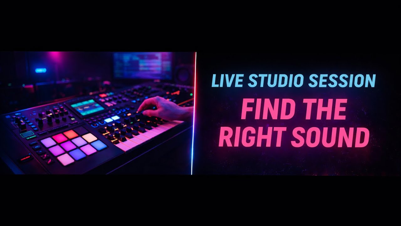 Studio Session / Find the right Sound! - YouTube
