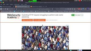 Exploiting HTTP request smuggling to perform web cache poisoning