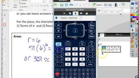 Finding area and circumference - Leave answers in terms of pi