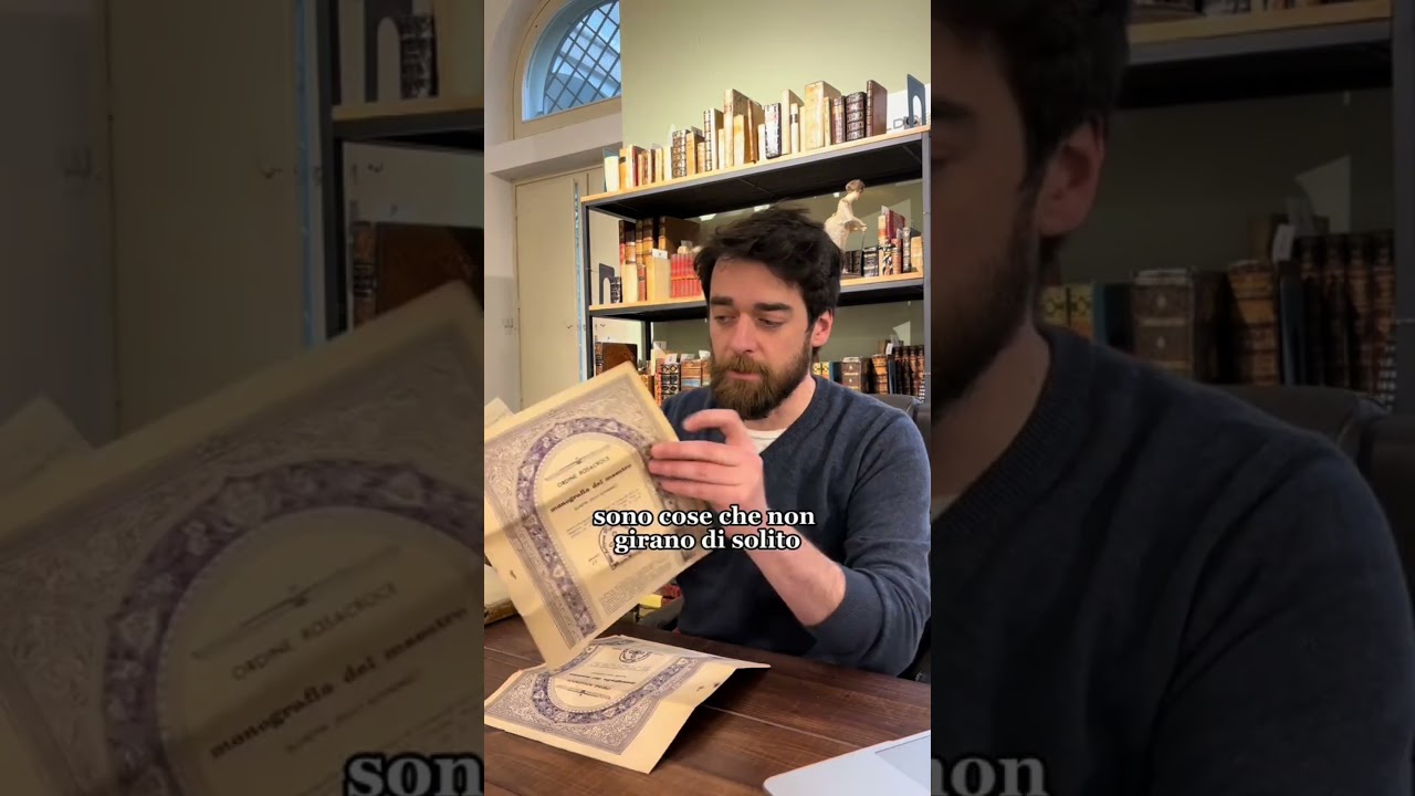 Ho trovato dei documenti segreti in un libro 