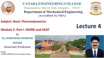 VTU BTD 18ME33 M2 L4 Numerical on Work and Heat