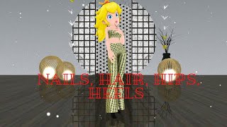 Mmdprincess Peach Dances To Todrick Hall - Nails, Hair, Hips, Heels