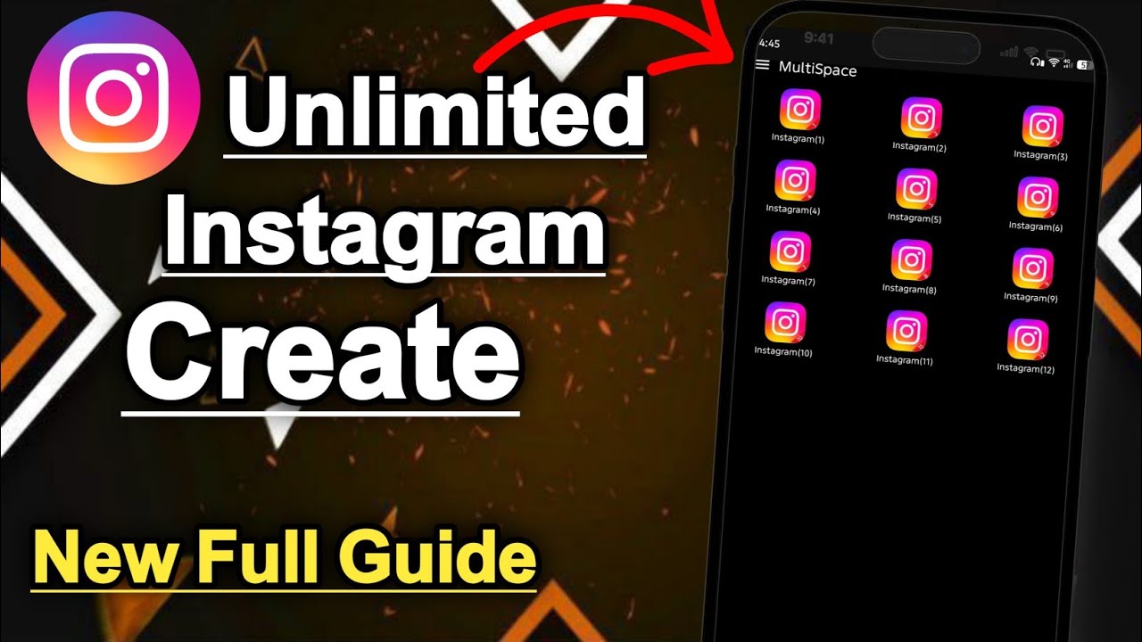 How To Create A New Instagram  Unlimited Account – Full Guide