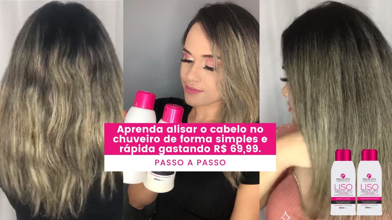 O SHAMPOO QUE ALISA O CABELO NO CHUVEIRO REALMENTE FUNCIONA? Confira o ...