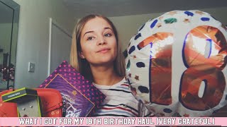 What I Got For My 18th Birthday Haul ! (Very Grateful) | Jessica Lilyxoxo