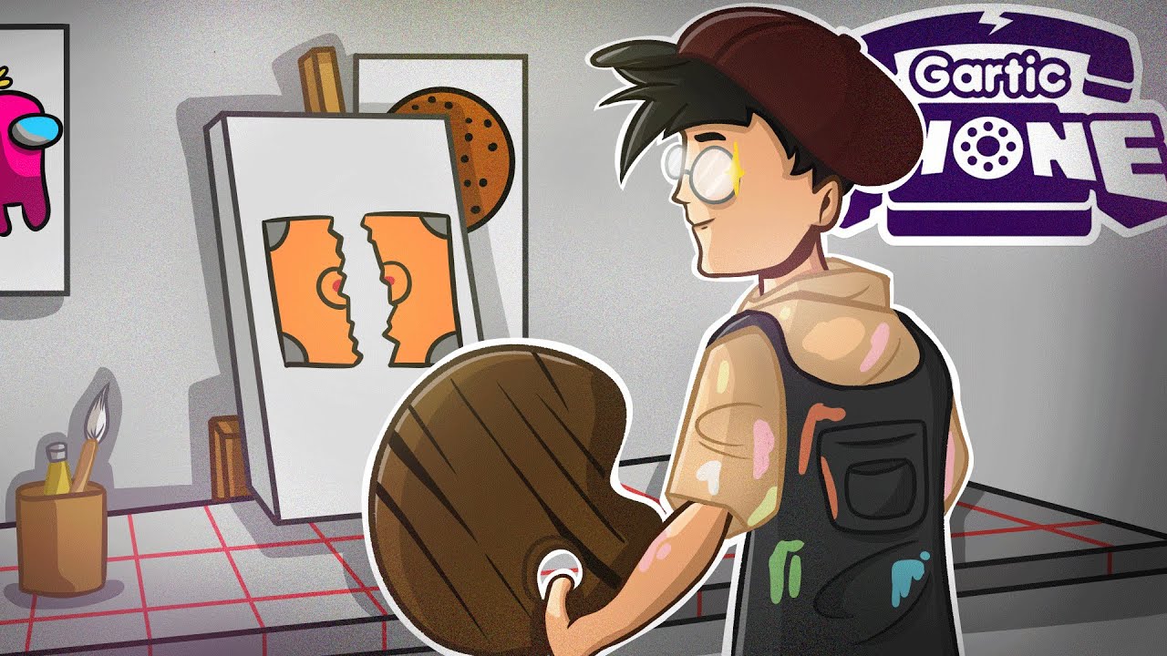 لعبة الرسم مع الشباب  😂 | Gartic Phone