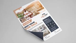 Photoshop CS6 Free Download – Real Estate Flyer Template