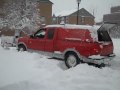 snow plow stuck in Alexandria Virginia Feb 2010