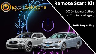2020+ Subaru Outback/Legacy Remote Start Kit DEMO - 100% Plug & Play