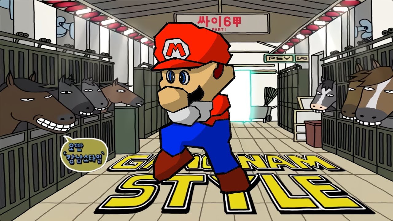 Psy's Gangnam Style but with the SM64 Soundfont