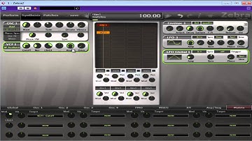 Zebra 2 - Creating a Psytrance Lead - pt 3 - How To Tutorial