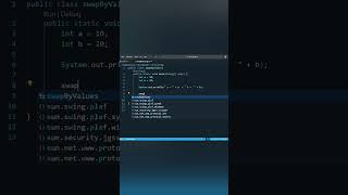 Java Swap by Values Explained in 30s ⚡ #coding #correctcoding #java #javatutorial