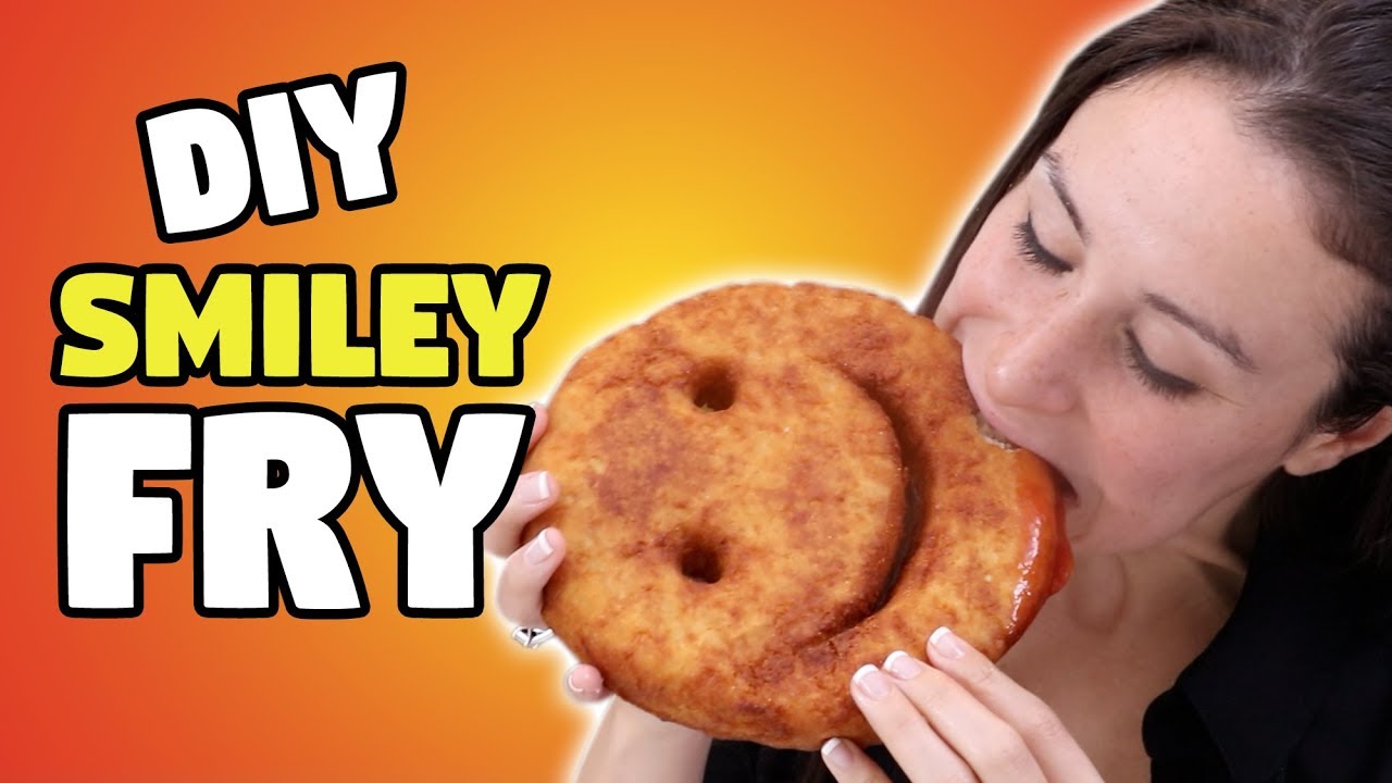 DIY GIANT SMILEY FRY | HellthyJunkFood