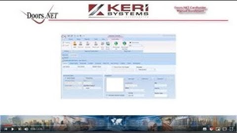 Cardholders - Manual Enrolment - Quick How To