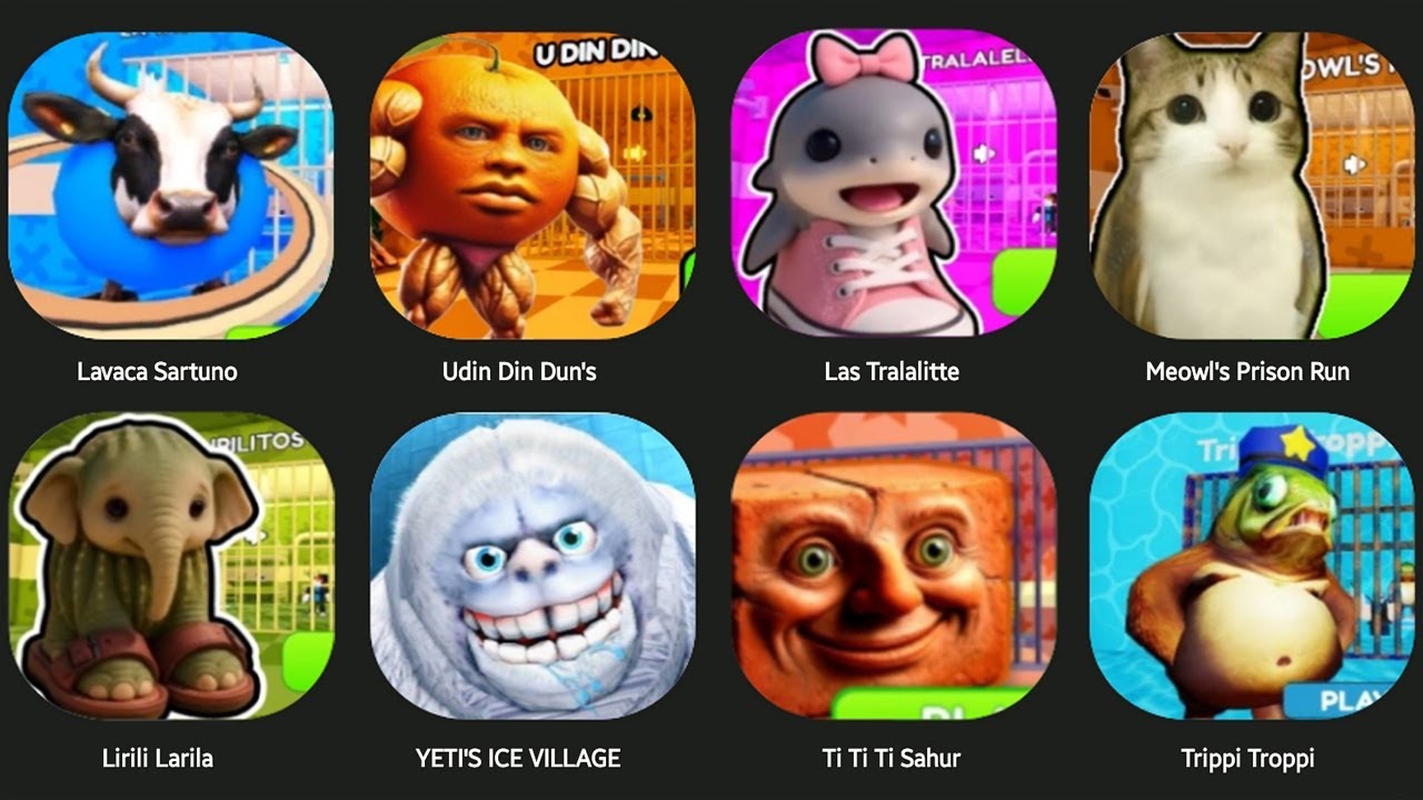 YETI'S ICE VILLAGE,TI TI TI SAHUAR,LAS TRALALITTEL,LIRILI LARILA,LAVACA SARTUNO,UDIN DIN DUN'S,TRIPI