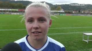 Julia Simic Und Bernd Schröder Vor Dem Spiel Gegen Lyon