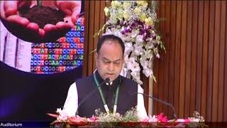 Dr Rajeev Gupta delivers vote of thanks at ICRISAT's CEGSB Symposium_2018