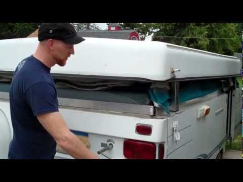 How to set up a tent trailer