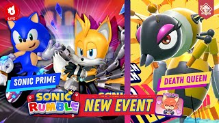 SONIC RUMBLE with NEW EVENT - Sonic Prime & Death Queen [ Hazco Fox I VPlayers ]