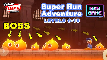 Super Run Adventures - Worlds 1-6 - 1-10 + BOSS (Android Gameplay)