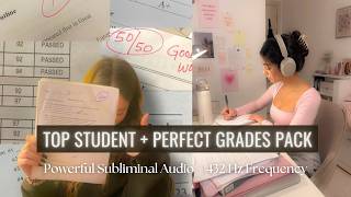 🎓 TOP STUDENT PACK 📚 Perfect Grades Subliminal | Become #1 in Class | Straight A's | 432Hz