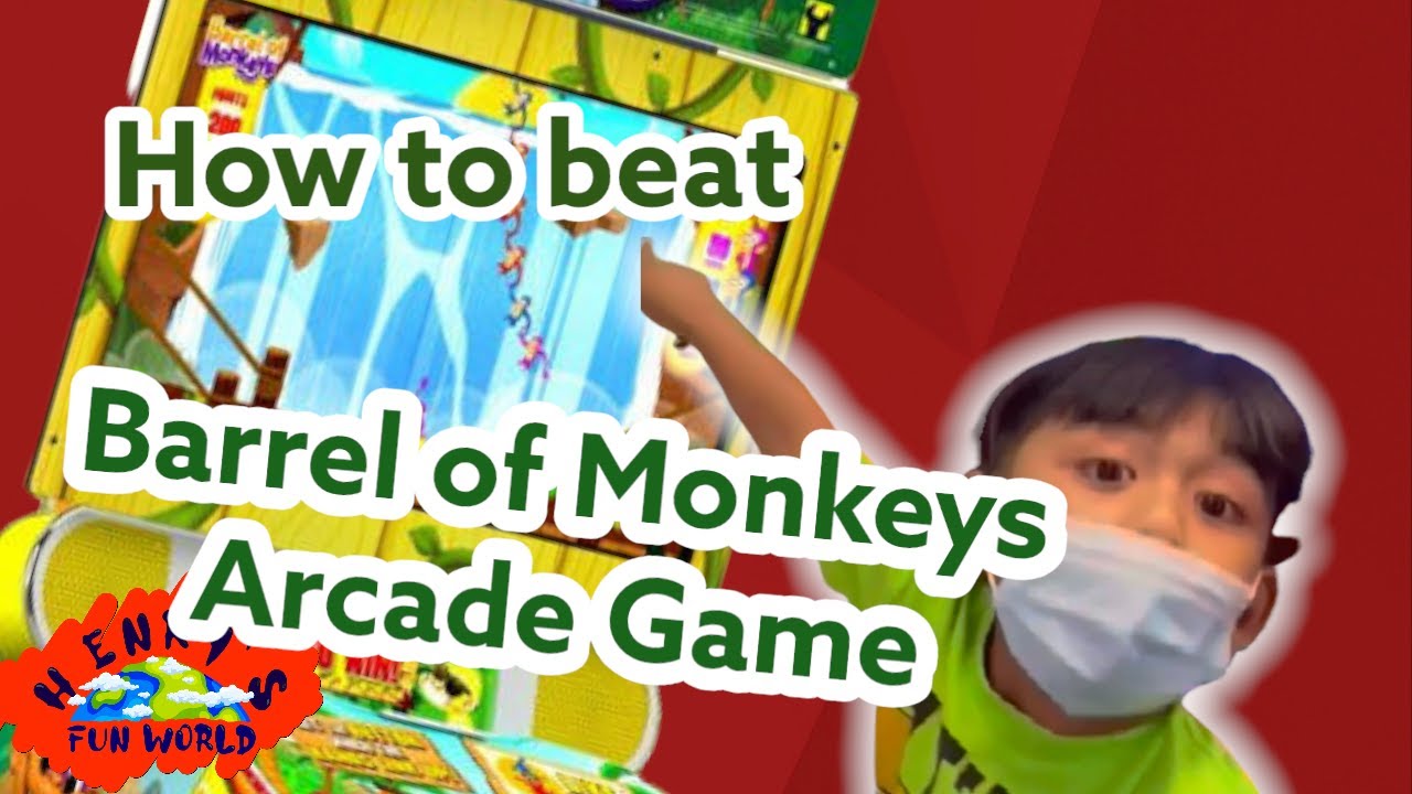 Henry Beats The Barrel Of Monkeys Arcade Game