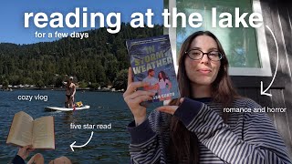 Lake vlog: reading at the lake for a few days, book haul, new 5 star read 🌊🫧🧚🏽