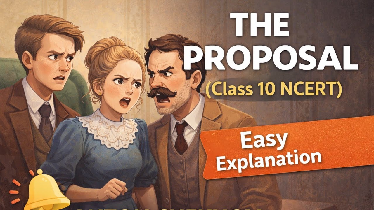 The Proposal by Anton Chekhov in 2 mins | Full Summary & Explanation | Class 10 NCERT English 