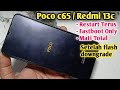 Poco C65 Restart Setelah Flash Downgrade
