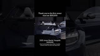 Thank you to the first owner that lost $150,000 - 2025 Aston Martin Vanquish