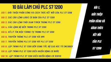 [S7 1200] Bài 1: Phần cứng và kết nối PLC S7 1200 với PC
