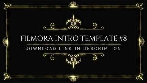 Wondershare Filmora Intro Template 8 Free Download