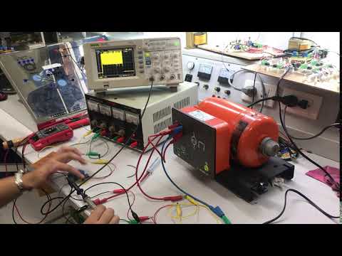 Regenerative Braking DC Motor 220 V with resistor 10 Ohm response