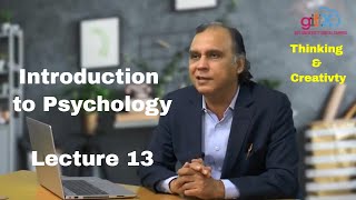 Introduction to Psychology Lecture 13 Creative Thinking Edward de Bono