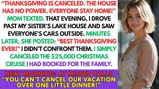 My Family Faked A Power Outage To Cancel Thanksgiving—Then I Saw Them Celebrating Without Me