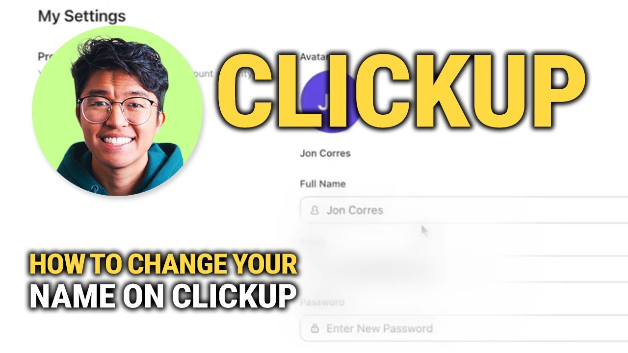 Как изменить свое имя на ClickUp: краткое руководство!
