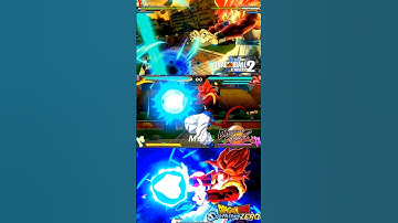 Gogeta SSJ4 Comparison - DB Xenoverse 2 vs DBFighterZ vs DB Sparking Zero #shorts #game
